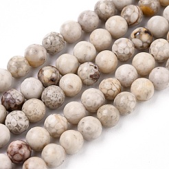 Natural Maifanite/Maifan Stone Beads Strands&nbsp;G-F353-4mm