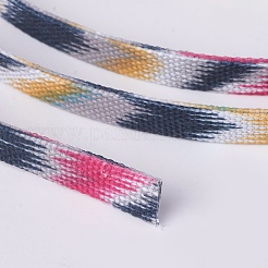 ポリコットン（ポリエステル綿）コード  フラット  カラフル  8x1mm  約50ヤード/ロール（45.72メートル/ロール）  150フィート/ロール&nbsp;OCOR-F008-A02