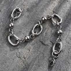 Tarnish Resistant 304 Stainless Steel Chain Bracelets&nbsp;BJEW-L661-09P