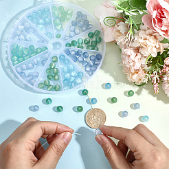 125Pcs 5 Colors Resin UV Reactive Beads&nbsp;RESI-PA0001-33C