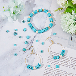2 Strands 2 Styles Natural Howlite Beads Strands&nbsp;TURQ-HY0001-01