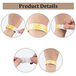 200Pcs VIP PP Plastic Waterproof Bracelets&nbsp;BJEW-SP0001-33B
