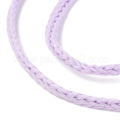 コットン糸  DIYの工芸品について  ギフトラッピングとジュエリー作り  ライラック  3mm  約150m /ロール&nbsp;OCOR-F013-04