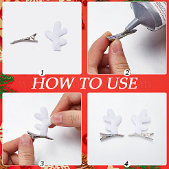 100Pcs 2 Styles Christmas Theme Ornament Accessories&nbsp;FIND-GF0007-15C