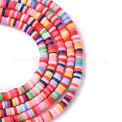 Handmade Polymer Clay Beads&nbsp;X-CLAY-R067-3.0mm-M1