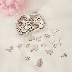 304 Stainless Steel Pendants&nbsp;STAS-TA0002-12P