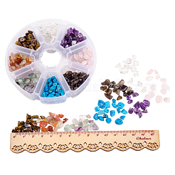 Mixed Natural & Synthetic Gemstone Chip Beads&nbsp;G-PH0001-01