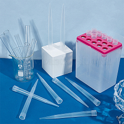 プラスチック製の実験用ピペットチップ  ラボ用品  透明  164x17.5mm  内径：14.5mm  容量：10ml（0.34fl.oz）  15個/セット&nbsp;FIND-WH0441-37C