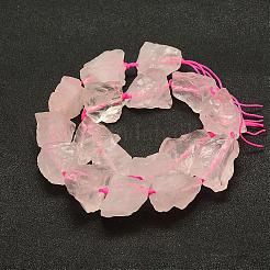 Natural Rose Quartz Beads Strands&nbsp;G-E382-02B