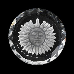 Transparent Glass Pendants&nbsp;X-GLAA-Q090-03