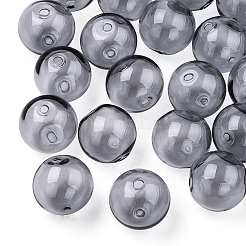 Transparent Blow High Borosilicate Glass Globe Beads&nbsp;X-GLAA-T003-09G