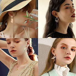DIY Human Body Theme Earring Making Kits&nbsp;DIY-SC0011-78G