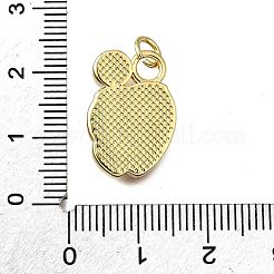 Brass Enamel Pendants&nbsp;KK-B136-07G-11