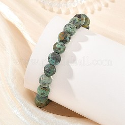 8.5MM Frosted Natural Mixed Gemstone Beaded Stretch Bracelets&nbsp;BJEW-JB14456