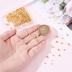 200Pcs 5 Styles Brass Beads&nbsp;KK-BBC0024-62