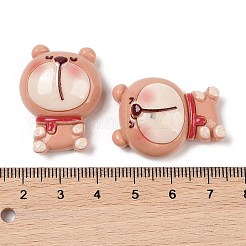 不透明樹脂の動物デコデンカボション  混合図形  25.5~33x22~31x8~12mm&nbsp;RESI-Q230-08