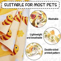 2Pcs 2 Styles Polyester Dog Bandana&nbsp;AJEW-WH0456-005