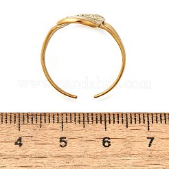 304ステンレススチールオープンカフリング  月と星の長方形  18KGP本金メッキ  19mm  調整可能&nbsp;RJEW-M072-04G