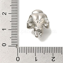 Rack Plating Brass European Beads&nbsp;KK-U019-04P