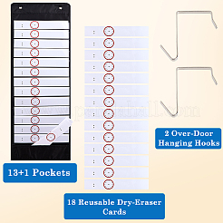 Oxford Cloth Daily Schedule Pocket Chart&nbsp;AJEW-WH0314-190