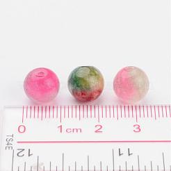 Two Tone Natural Jade Beads&nbsp;X-G-R165-10mm-M1