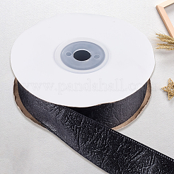 1 Roll Imitation Leather Polyester Ribbon&nbsp;DIY-CL0001-53A
