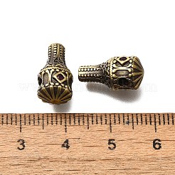 Brass Micro Pave Cubic Zirconia Beads&nbsp;KK-M313-17AG