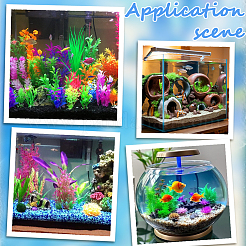 57Pcs 19 Styles Plastic & Resin Sea Grass Display Decorations&nbsp;DJEW-BM0001-01B