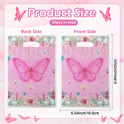 Disposable Butterfly Printed Paper Gift Bags&nbsp;ABAG-WH20006-22B