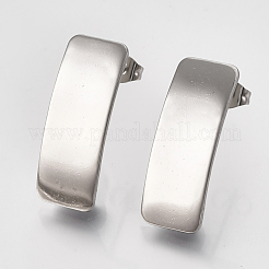 Non-Tarnish 304 Stainless Steel Stud Earring Findings&nbsp;STAS-Q231-08A
