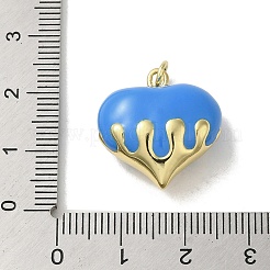 Rack Plating Brass Enamel Pendants&nbsp;KK-S366-05G-04