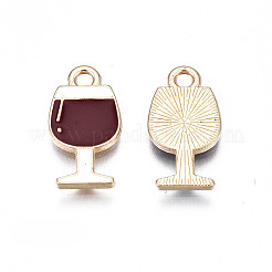 Rack Plating Alloy Enamel Pendants&nbsp;PALLOY-S139-019
