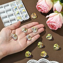 プレシオサ® マキシマ クリスタル ペンダント  チェコクリスタル  433 68 615 ハート  00030 200 クリスタル アブ  18mm  穴：1.5mm&nbsp;X-PRC-PD18-00030-200