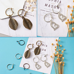 Brass Hoop Earrings&nbsp;KK-CD0001-10