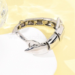 304 Stainless Steel Link Chain Bracelets for Women Men&nbsp;BJEW-P386-08P