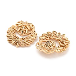 Rack Plating Brass Hollow Pendants&nbsp;KK-P244-12KCG