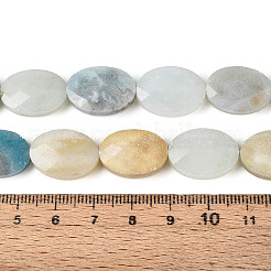 Natural Flower Amazonite Beads Strands&nbsp;G-S354-13x18-A08