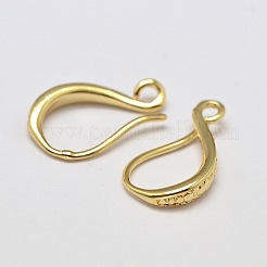 Brass Earring Hooks&nbsp;X-KK-L137-02G-NR