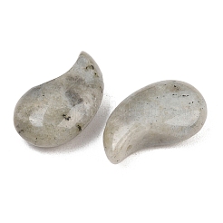 天然石ラブラドライトペンダント  勾玉  28.5~29x17.5x11~12mm  穴：2~3mm&nbsp;G-B195-03L