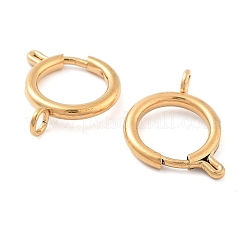 Ion Plating(IP) 304 Stainless Steel Spring Ring Clasps&nbsp;STAS-E104-09D