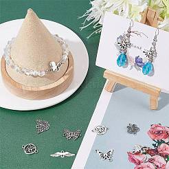 72Pcs 9 Styles Tibetan Style Zinc Alloy Connector Charms&nbsp;TIBE-SC0001-79