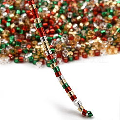 4 Colors 11/0 Christmas MIYUKI Delica Seed Beads&nbsp;SEED-X0058-20