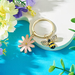 Alloy Enamel Keychains&nbsp;KEYC-TADJ00002
