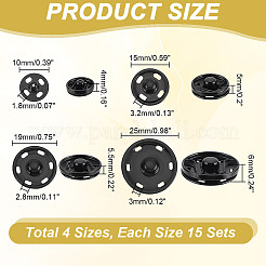 4 Styles Alloy & Brass Buttons&nbsp;BUTT-PH0001-33B