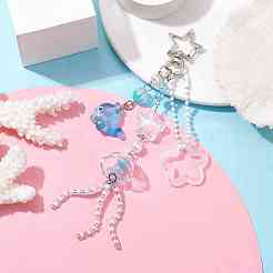 Luminous Jellyfish & Whale Acrylic & Glass Pendant Decooration&nbsp;HJEW-JM01606