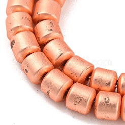 Electroplated Synthetic Non-Magnetic Hematite Beads Strands&nbsp;G-Z032-E02-06RG