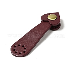 Heart Cowhide Leather Sew on Purse Clasps&nbsp;FIND-D027-01A