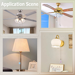6Pcs Resin Charms Ceiling Fan Pull Chain Extenders&nbsp;HJEW-CP00054