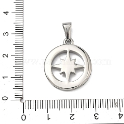 304 Stainless Steel Pendants&nbsp;STAS-A140-01B-P