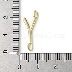 Rack Plating Brass Connector Charms&nbsp;KK-P245-07G-Y